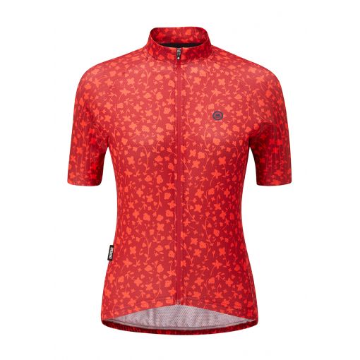 Chapeau!Chapeau! Ladies Rosa Short Sleeve Jersey Pattern - Hot CoralShort Sleeve Jersey