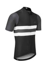 Chapeau!Chapeau! Tempo Jersey Block Stripe - Black / Carbon GreyShort Sleeve Jersey
