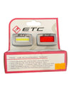 ETCETC FR45 USB Rechargeable Twin Set (Silver)Bike Light Set