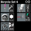 WeraWERA Bicycle Set 4 – Colour Coded Hexagonal Socket & Torx L-Keys Set 9pcsBicycle Tools